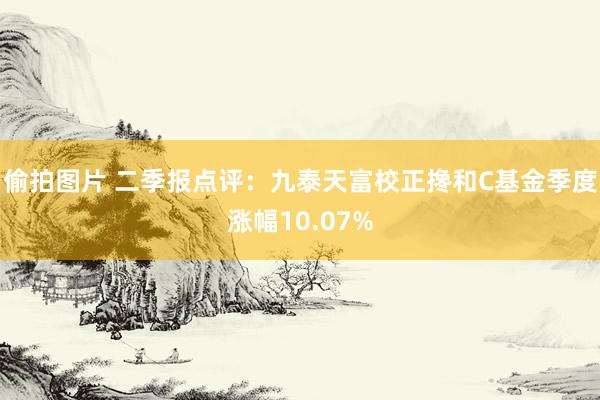 偷拍图片 二季报点评：九泰天富校正搀和C基金季度涨幅10.07%