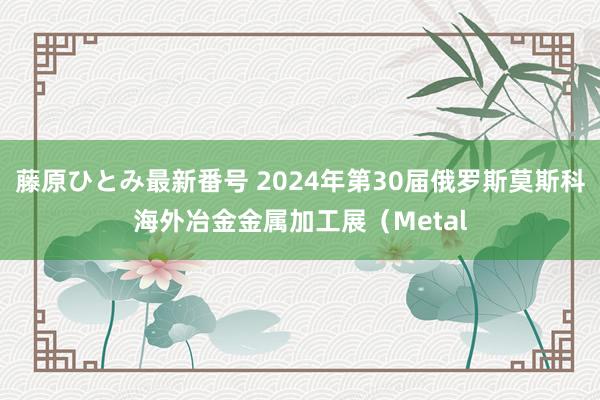 藤原ひとみ最新番号 2024年第30届俄罗斯莫斯科海外冶金金属加工展（Metal