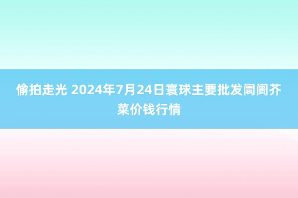 偷拍走光 2024年7月24日寰球主要批发阛阓芥菜价钱行情