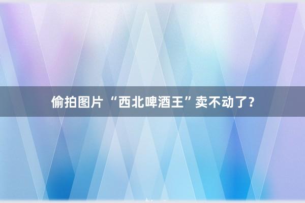 偷拍图片 “西北啤酒王”卖不动了？