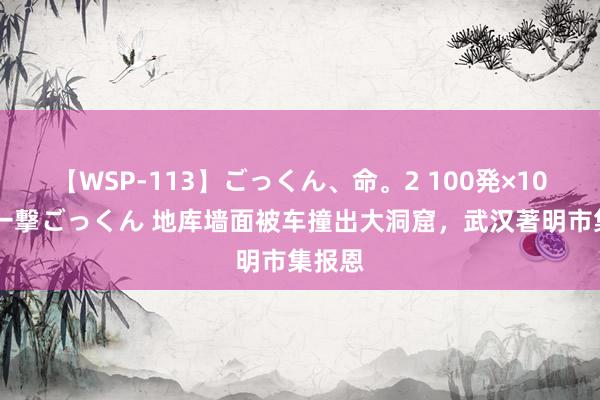 【WSP-113】ごっくん、命。2 100発×100人×一撃ごっくん 地库墙面被车撞出大洞窟，武汉著明市集报恩